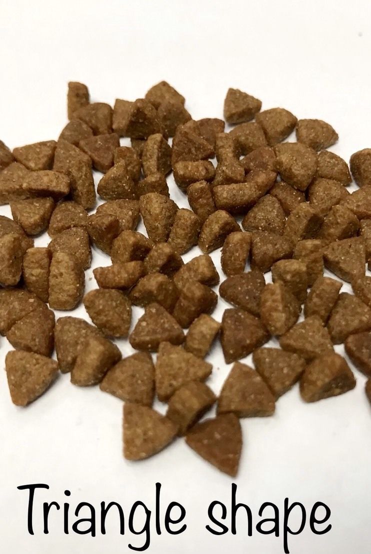 Pet food triangle shape exporter best quality for cat dog  food export